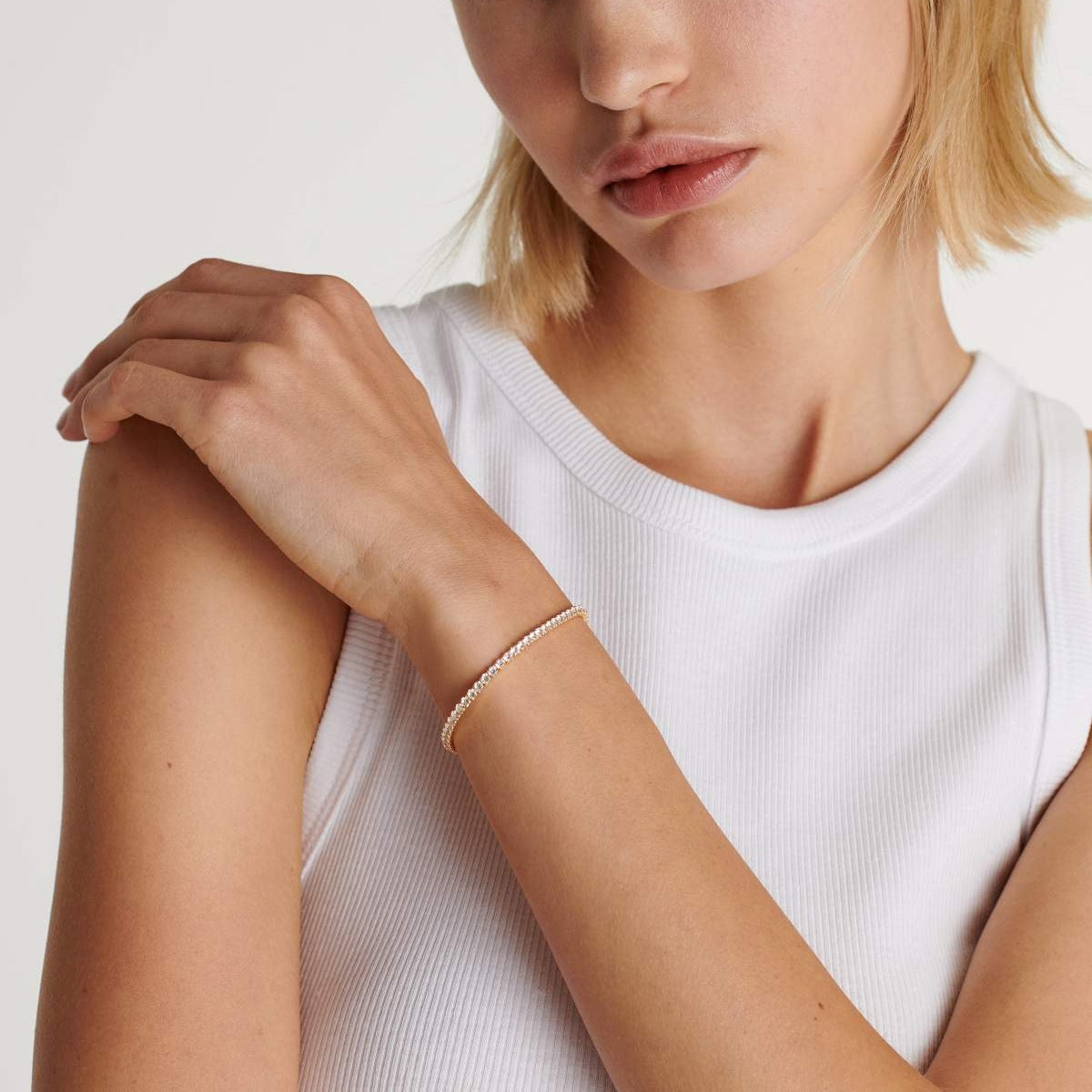 Astrid - Pulsera de tenis clásica
