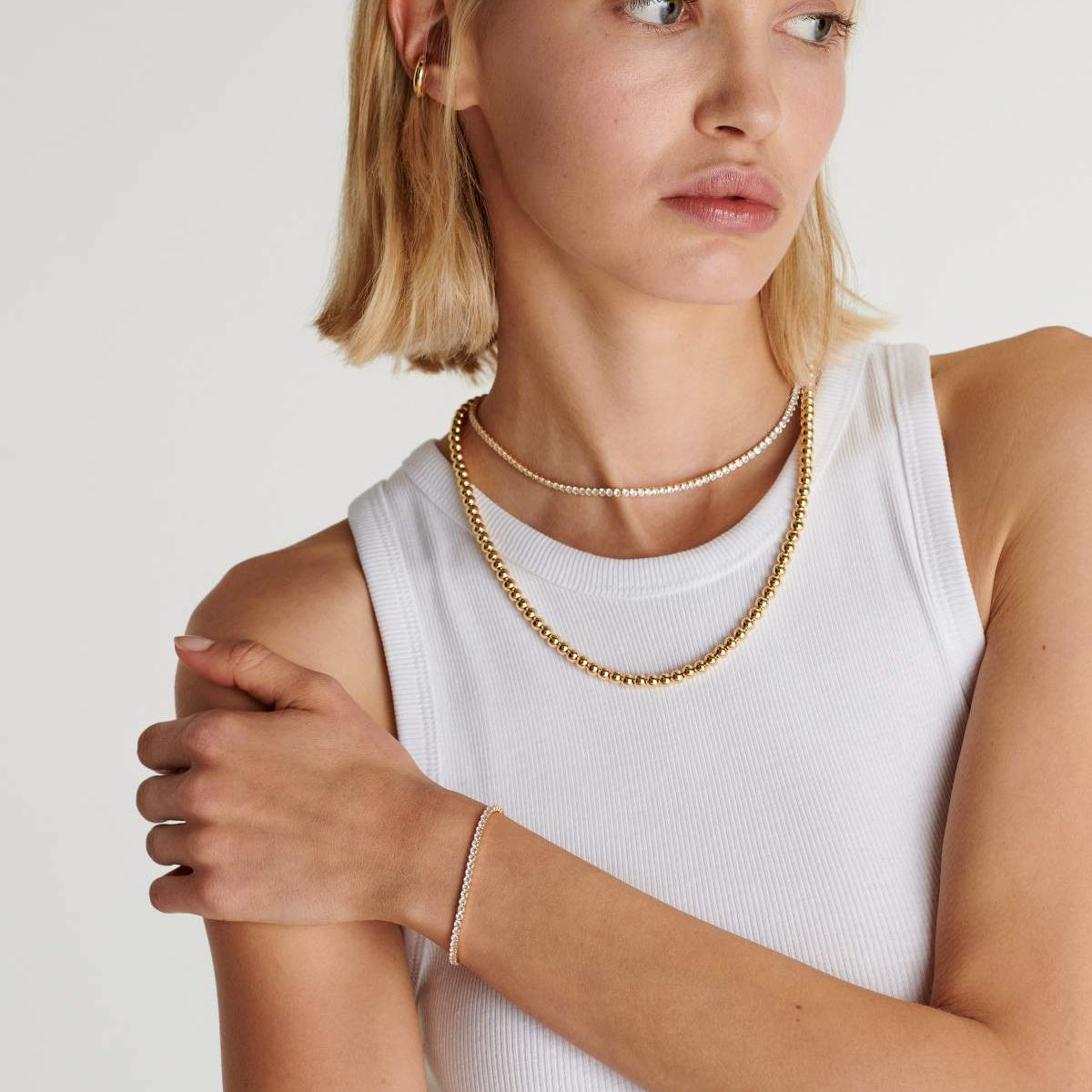 Astrid - Pulsera de tenis clásica