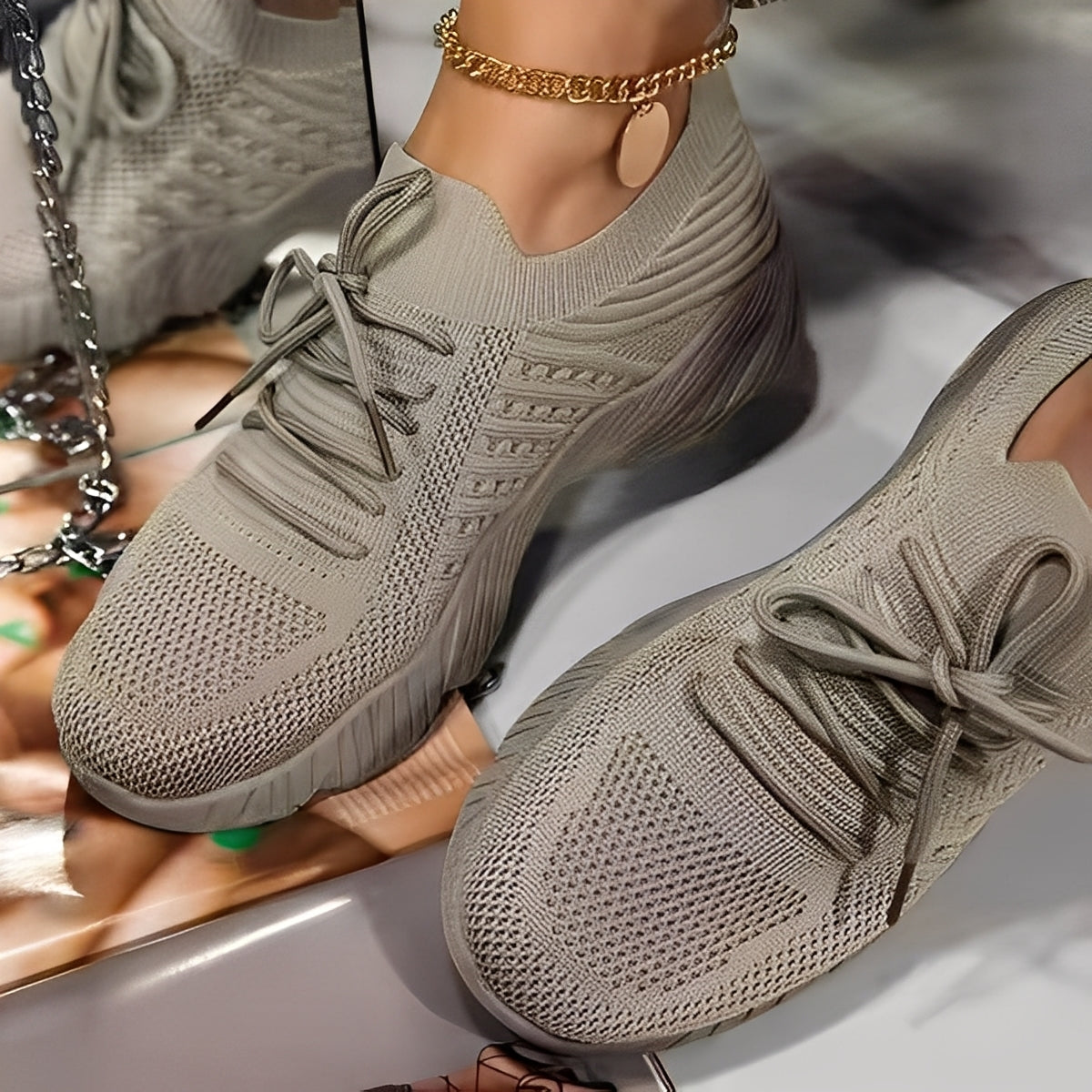 Axelle - Zapatillas elegantes y transpirables