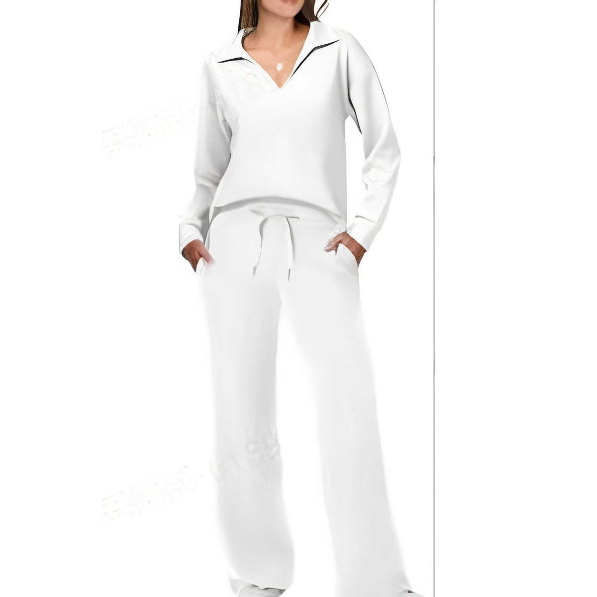 Carmena - Conjunto de pantalones cómodo y cálido