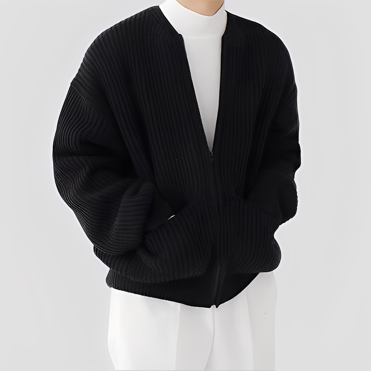 Willy - Chaqueta cómoda con cremallera