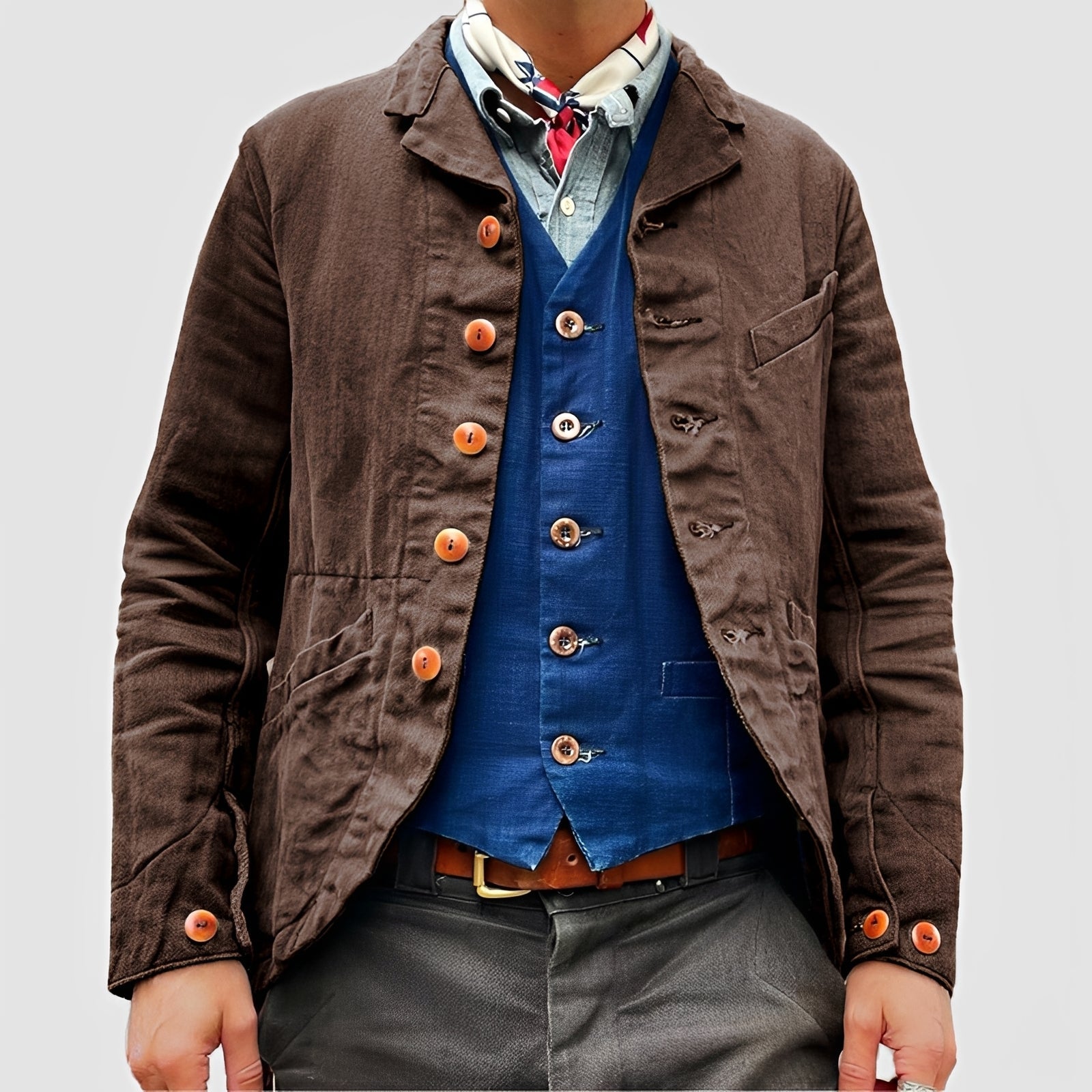 Rick - Chaqueta Casual con Múltiples Bolsillos