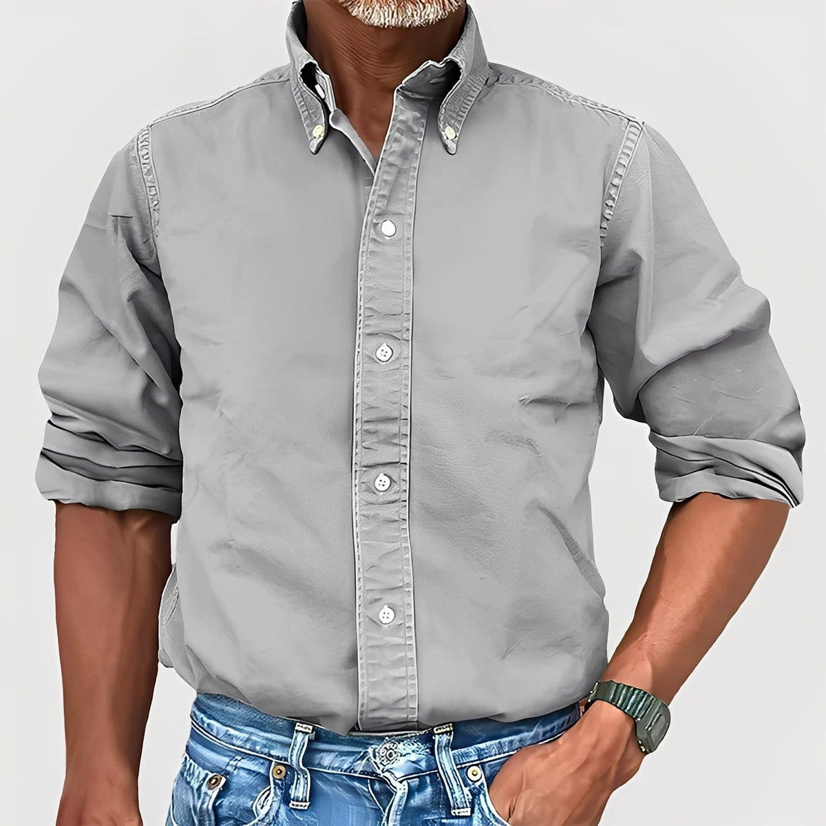 Micheal - Camiseta de manga larga cómoda