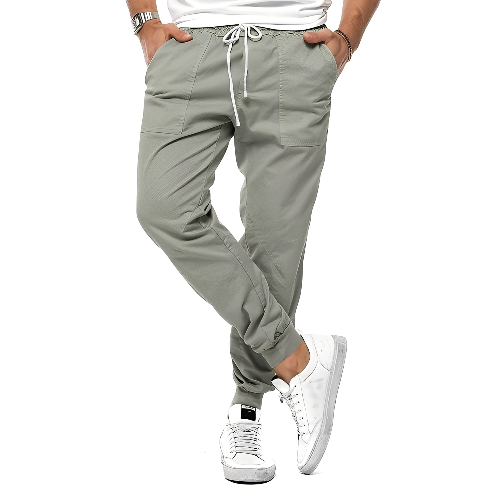 Cooper - Pantalones elásticos casuales para hombres