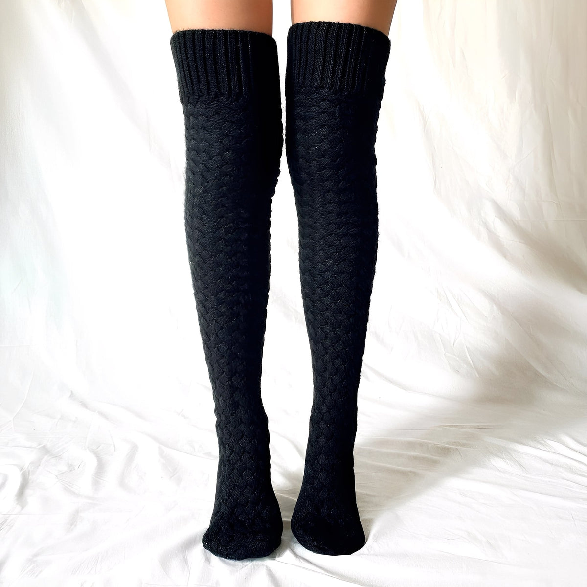 Madeline - Calcetines por encima de la rodilla acogedores