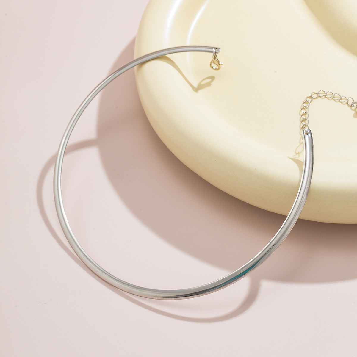 Collar Clavícula Anillo - Delicado Choker de Anillo