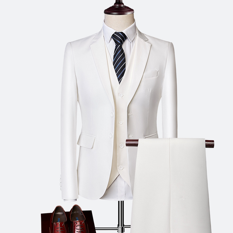 Norman - Moderno conjunto de traje de 3 piezas para hombres