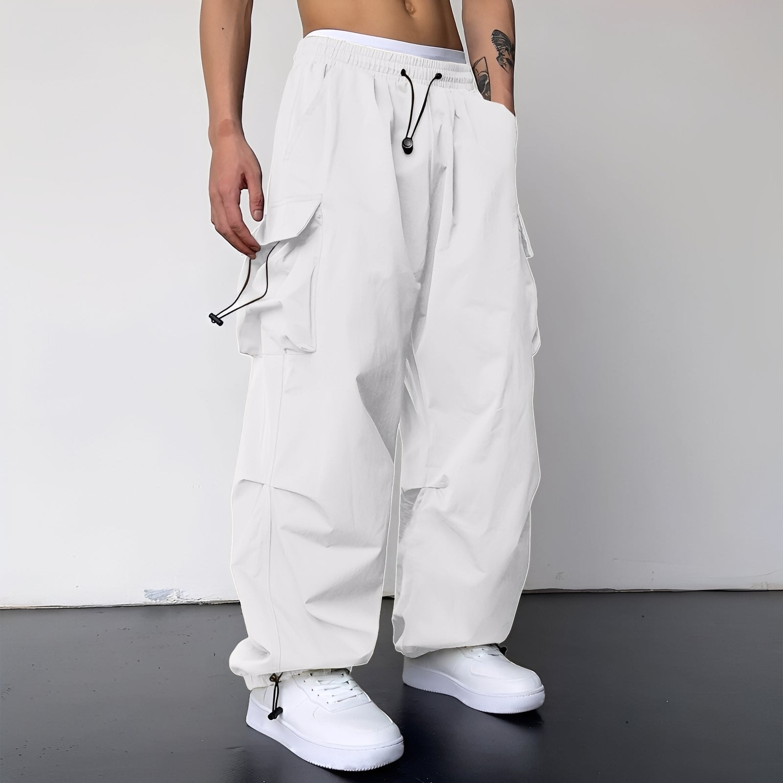 Kaleb - Pantalones cargo baggy de moda para hombres