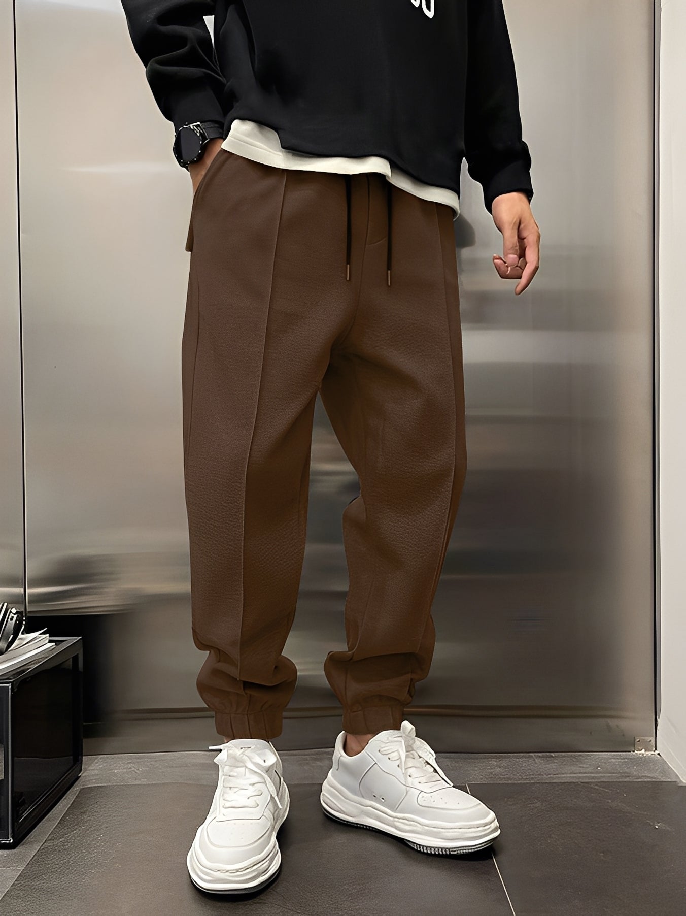 Philip - Pantalón Casual de Corte Amplio para Hombre