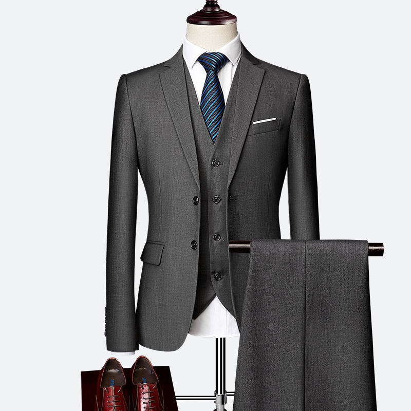 Norman - Moderno conjunto de traje de 3 piezas para hombres