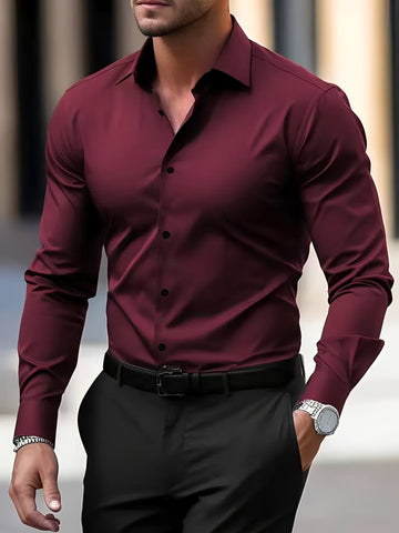 Jeremy – Camisa de manga larga para hombre – para ocasiones casuales y formales