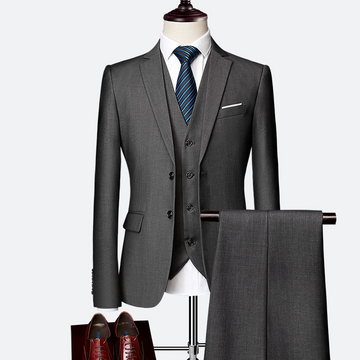 Norman - Moderno conjunto de traje de 3 piezas para hombres