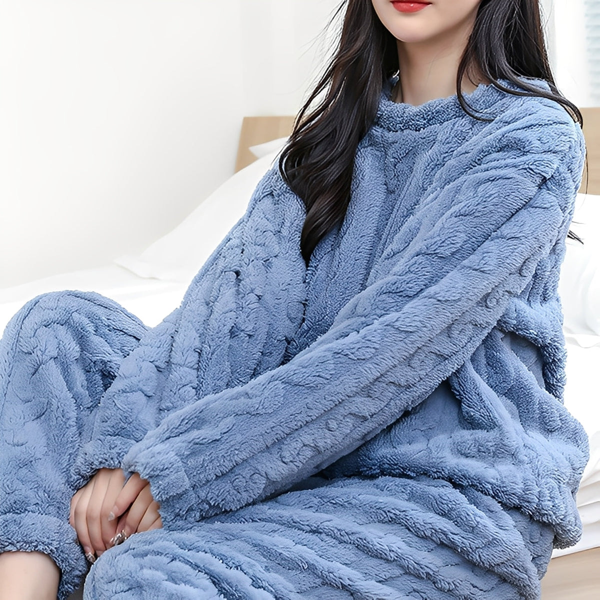 Kilie - Conjunto de pijama cómodo y cálido