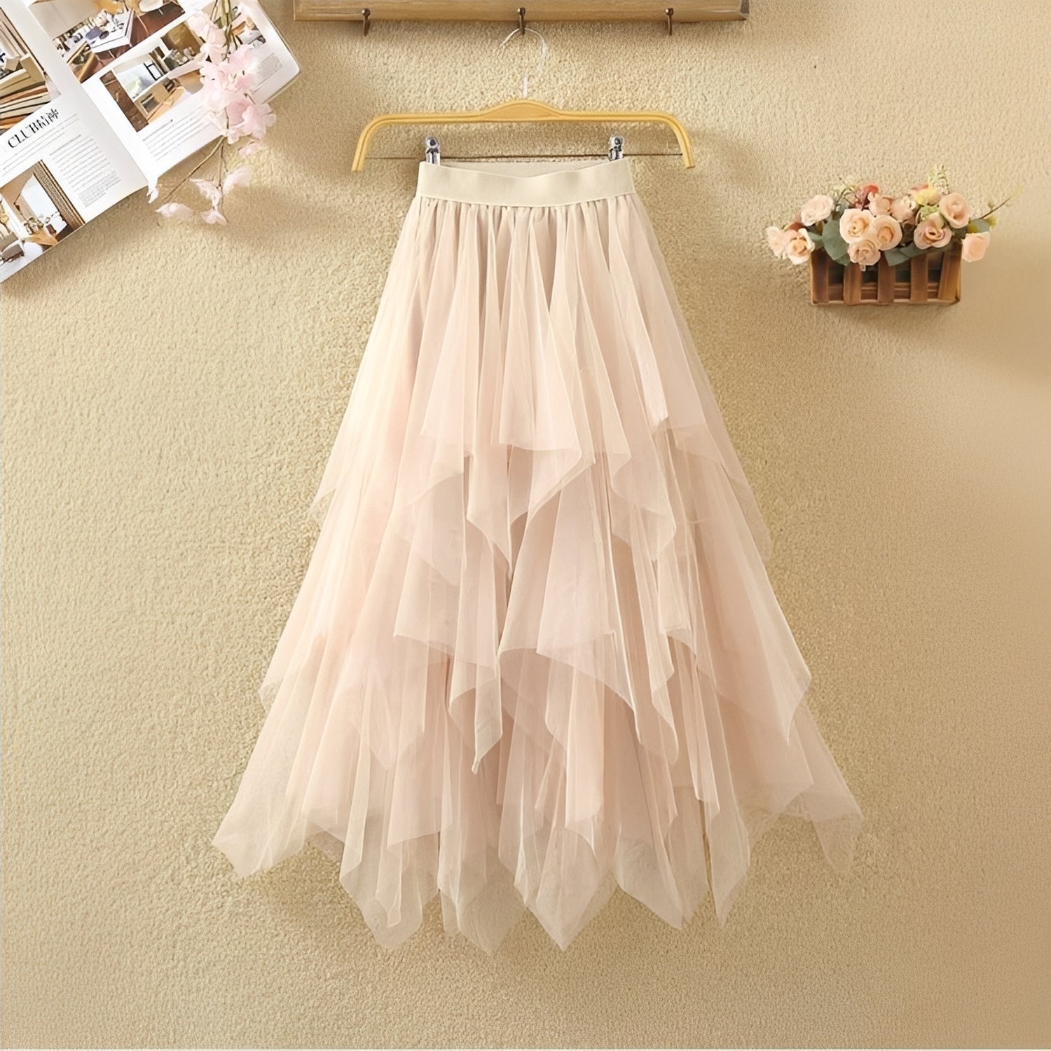 Rosie - Elegante falda asimétrica para mujeres