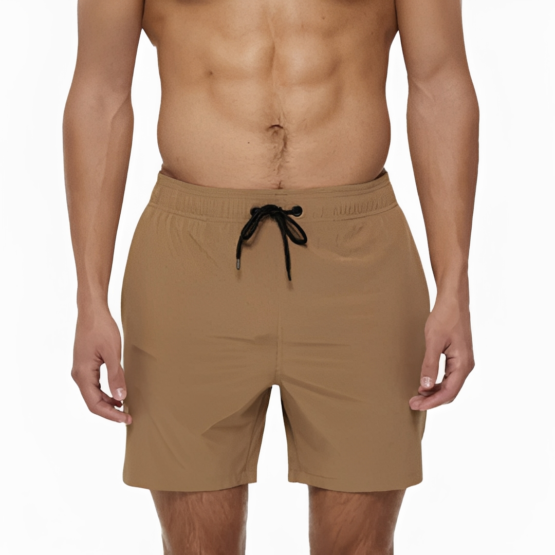 Brenz – Pantalones cortos de natación para hombres – cómodos para días soleados