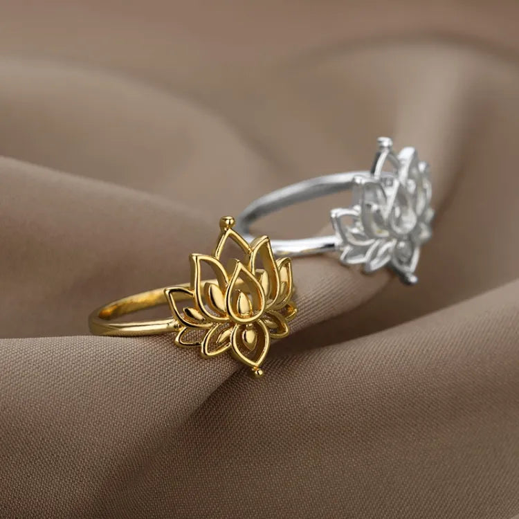 Flor de Loto - Anillo Delicado