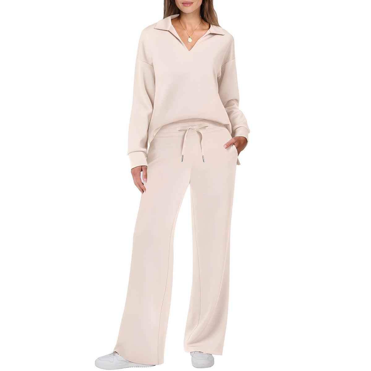 Carmena - Conjunto de pantalones cómodo y cálido