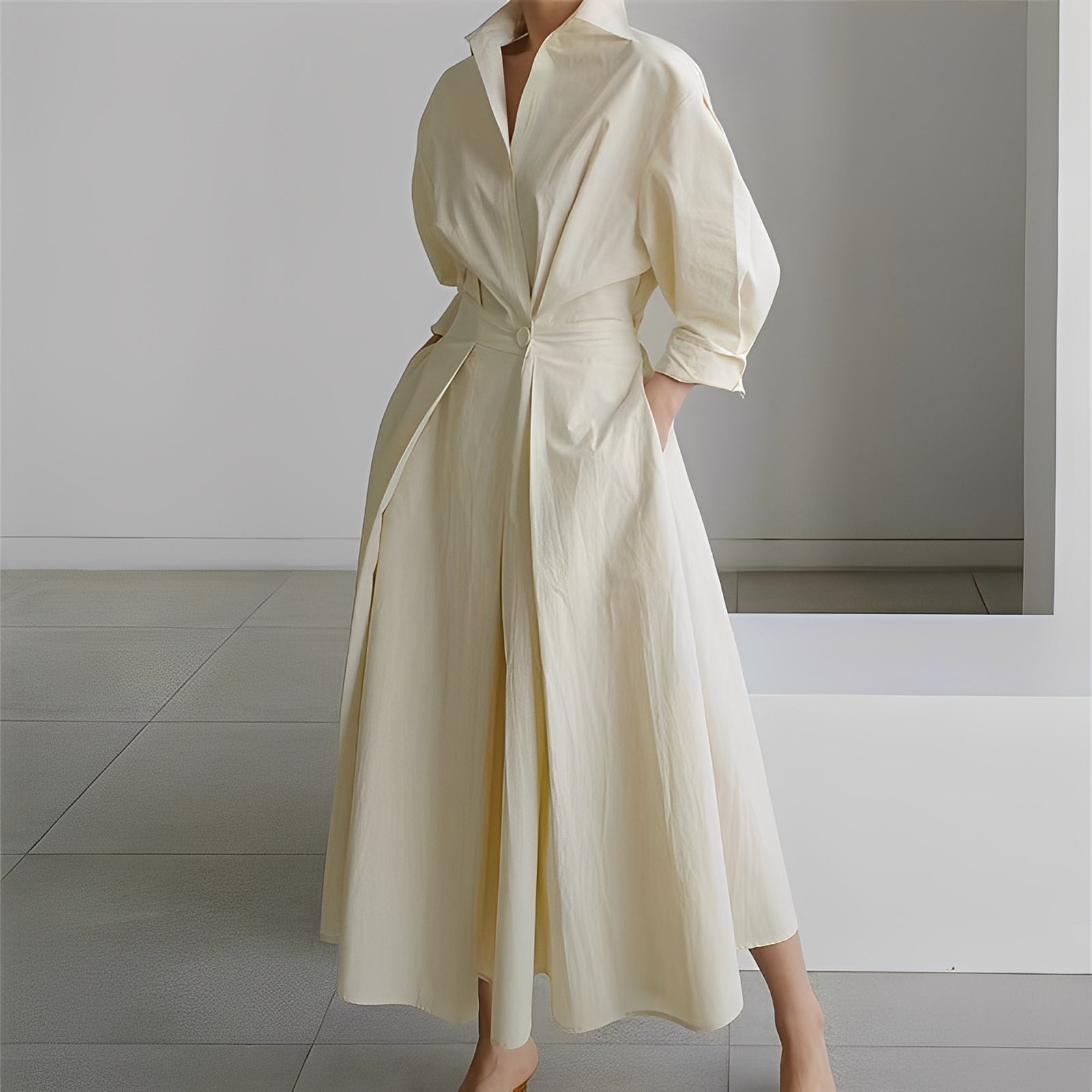 Lavina - Vestido cómodo de corte suelto