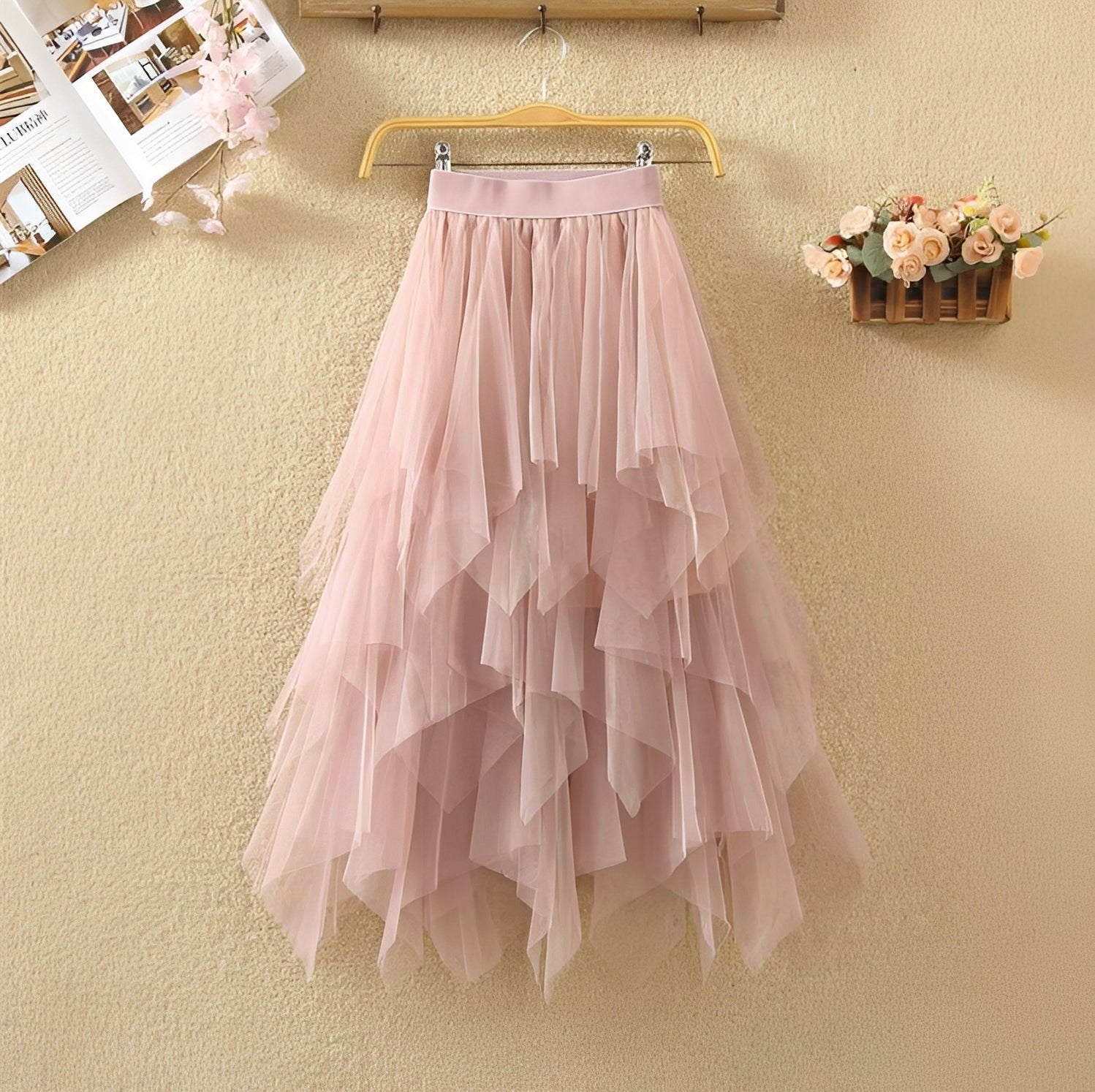Rosie - Elegante falda asimétrica para mujeres