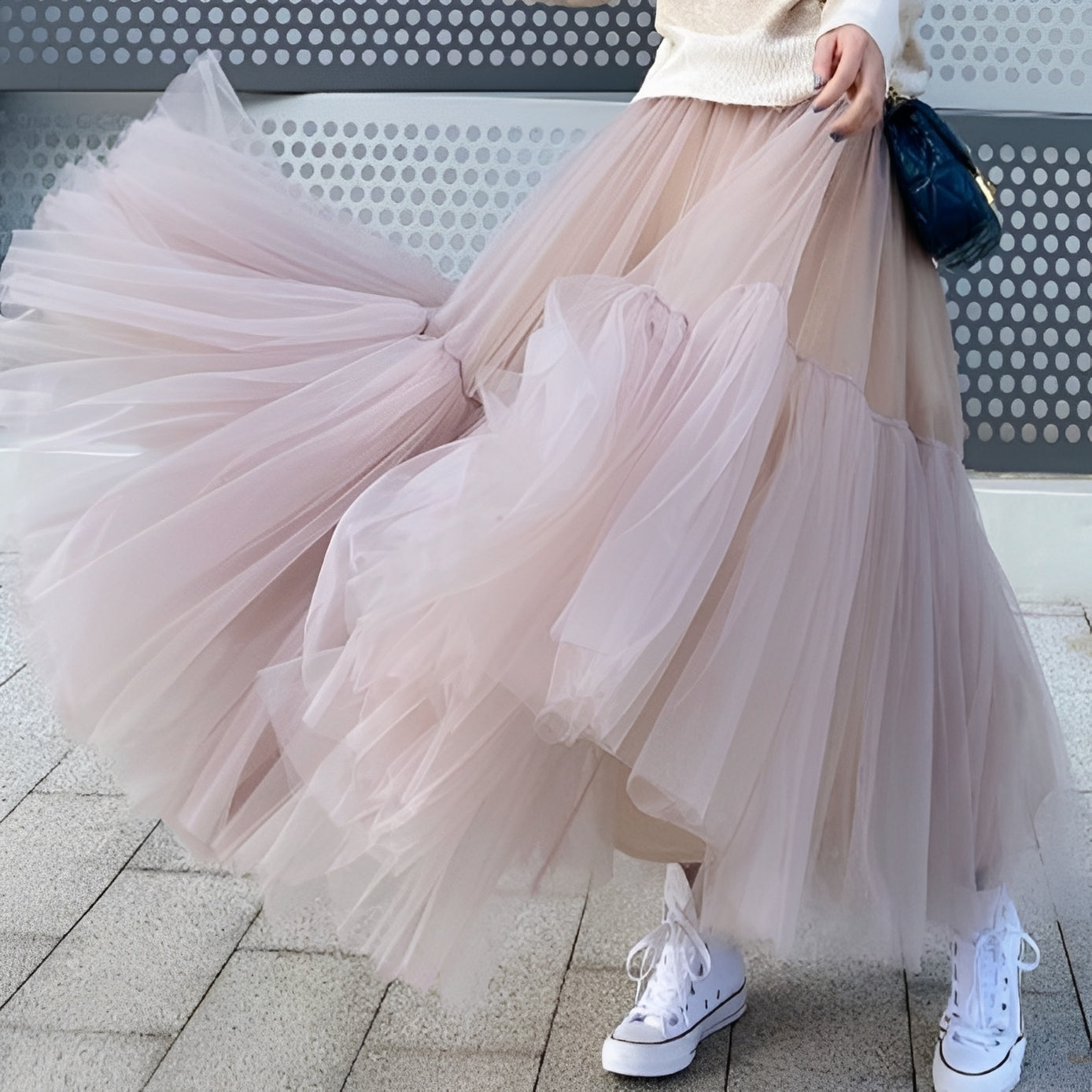 Madeline - Elegante falda con volantes para mujeres