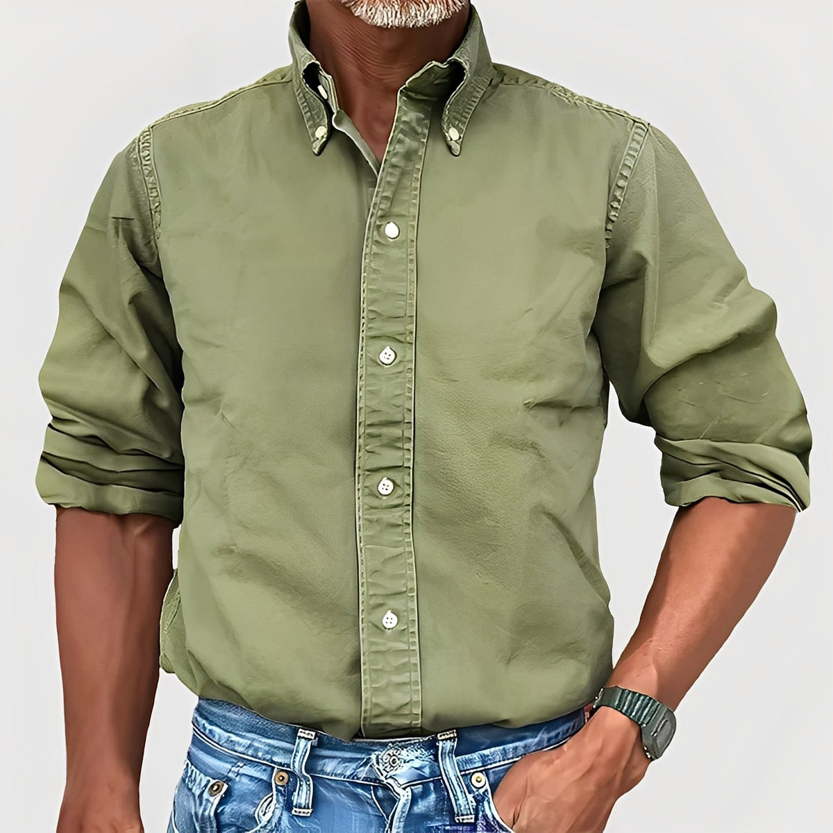Micheal - Camiseta de manga larga cómoda