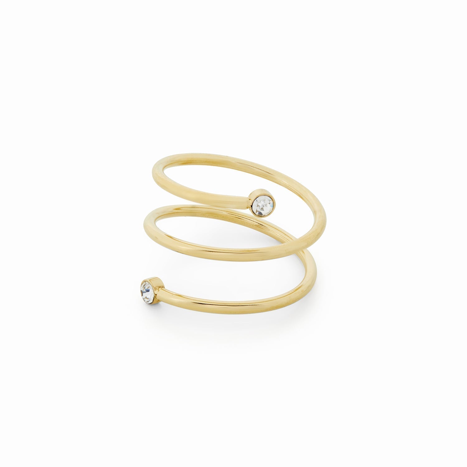 Riza – Anillo espiral con piedra
