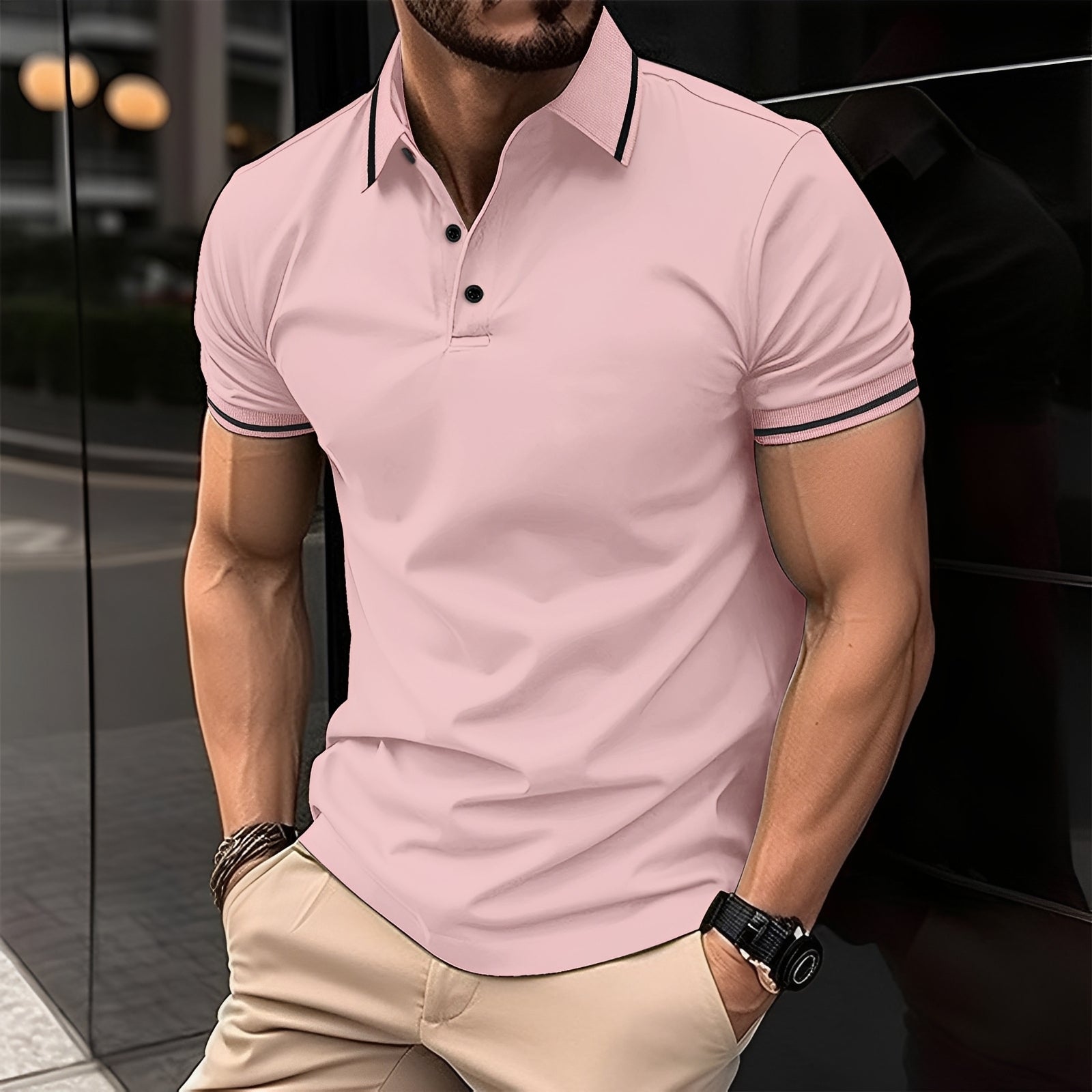 Frank - Camisa Polo con Solapa Elegante