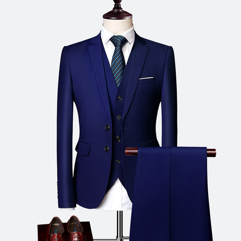 Norman - Moderno conjunto de traje de 3 piezas para hombres