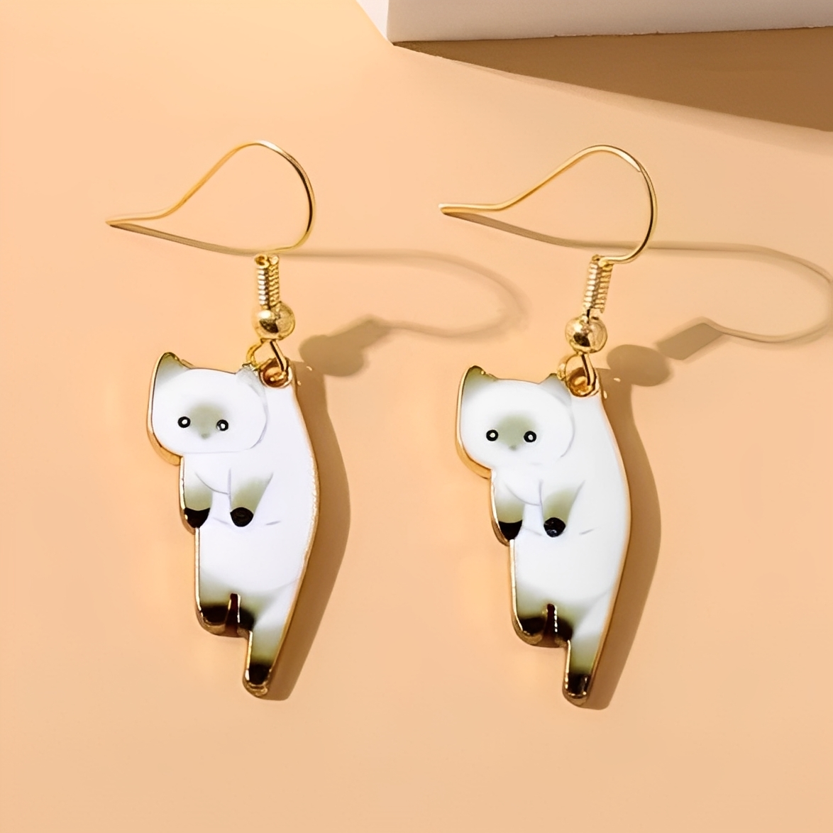 Kate – Pendientes colgantes de gato