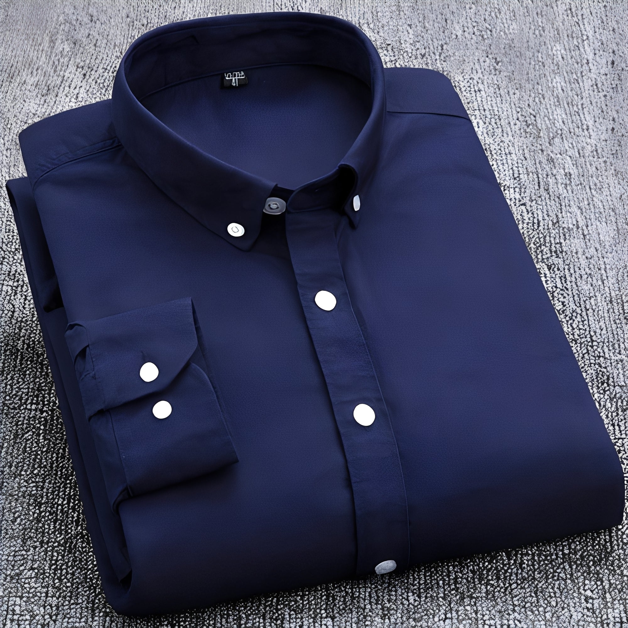 Jezriel - Camisa a cuadros de moda de manga larga para hombre