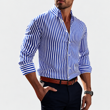 Hassan - Camisa Clásica con Rayas para Hombres