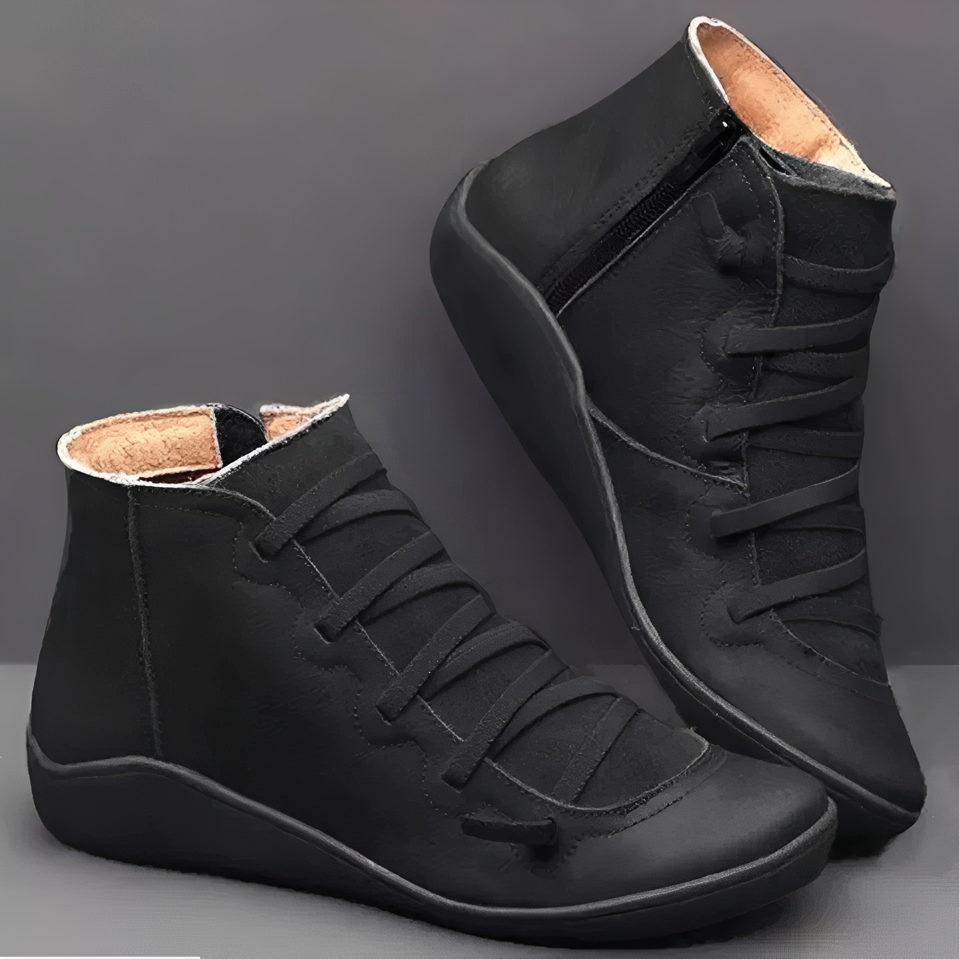 Verra – Botines casuales con cordones para mujeres
