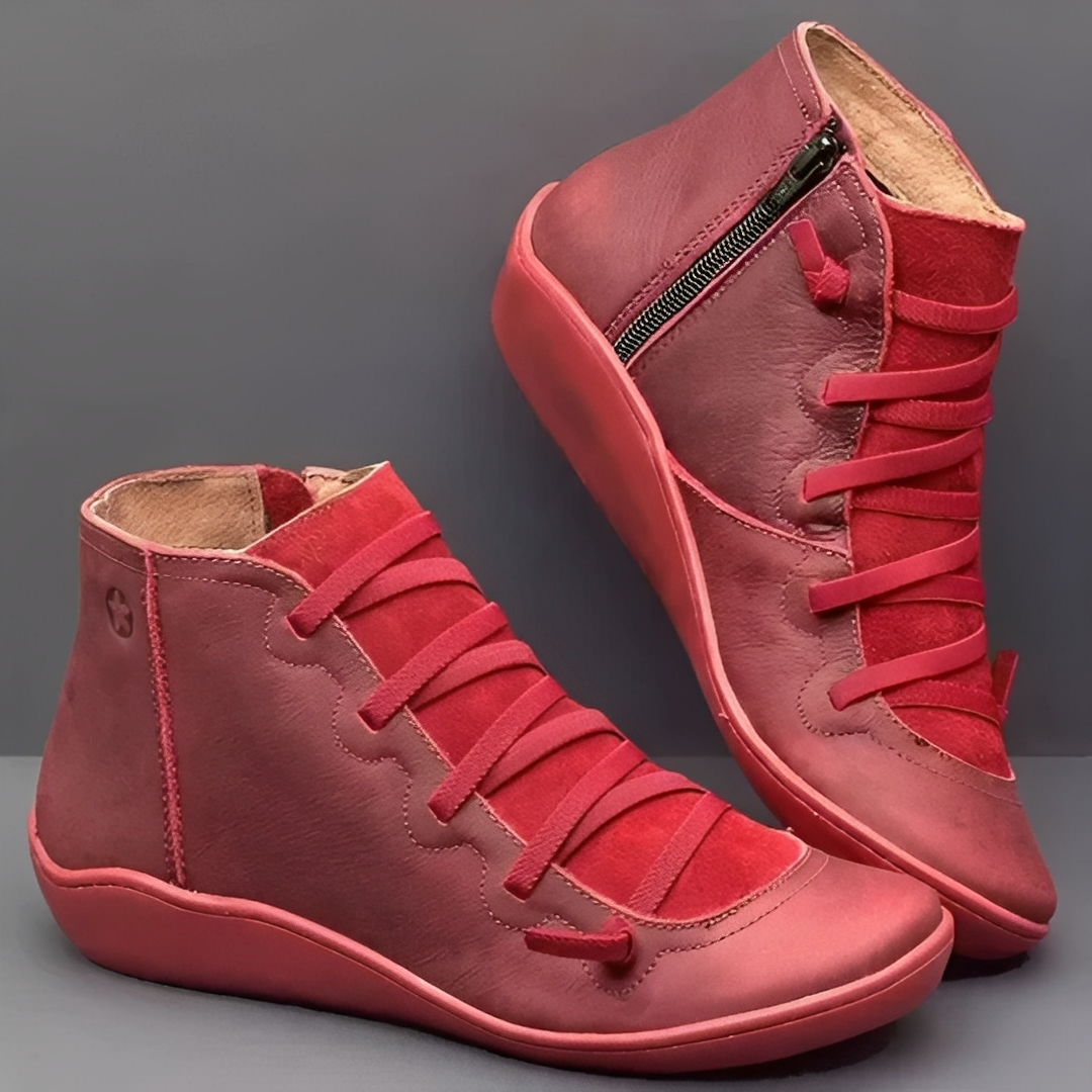 Verra – Botines casuales con cordones para mujeres