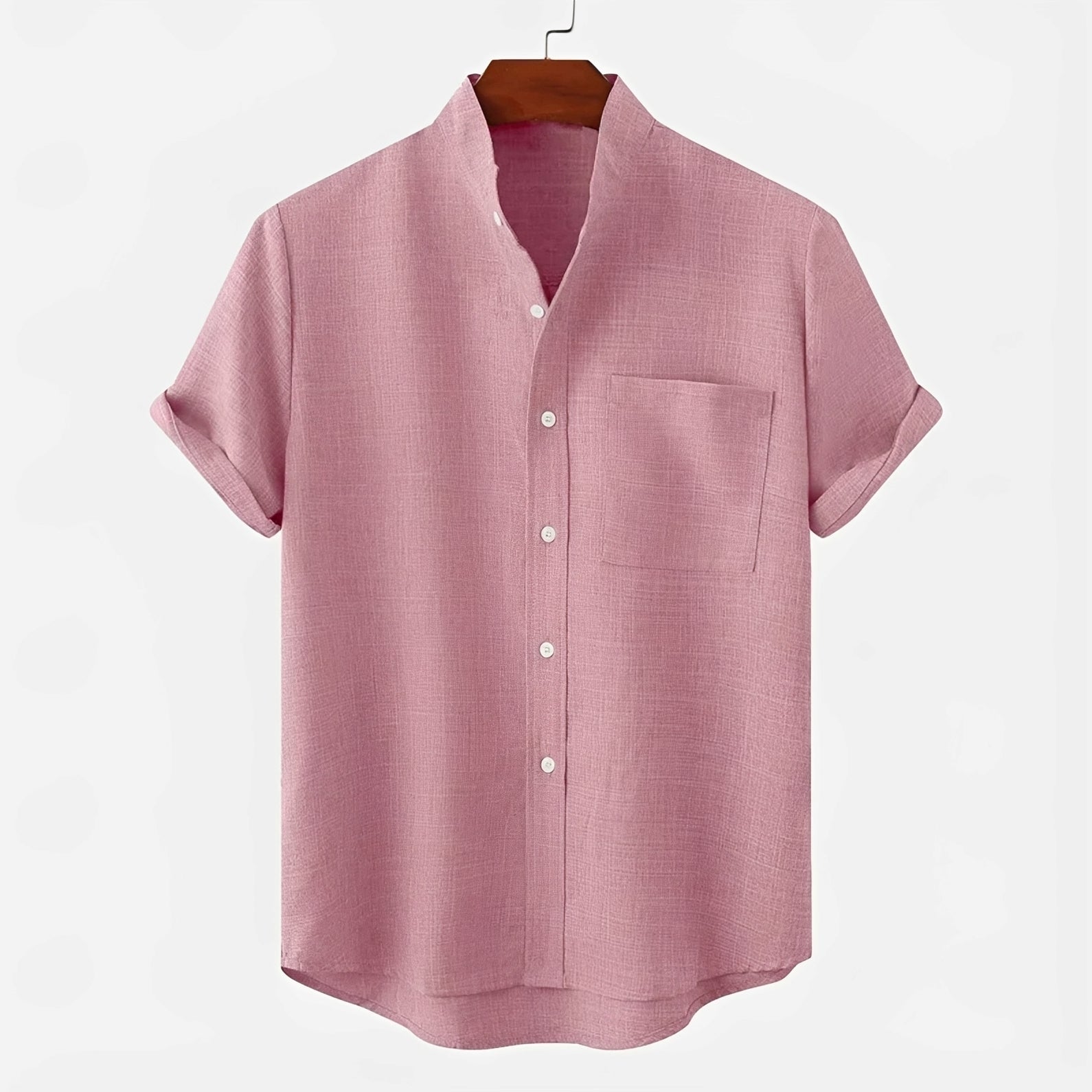 Garrett - Camisa Cómoda de Manga Corta