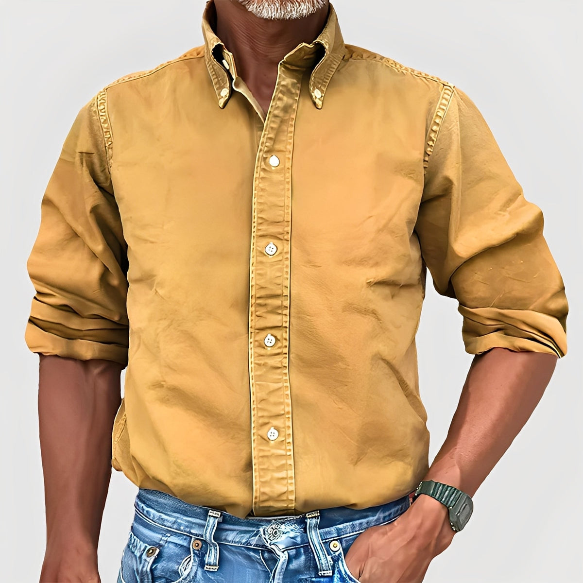 Micheal - Camiseta de manga larga cómoda