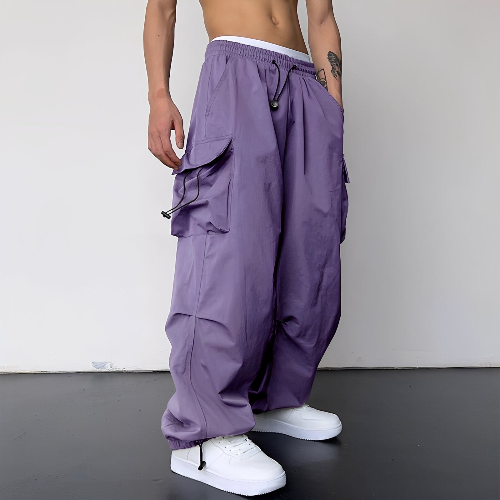 Kaleb - Pantalones cargo estilosos de corte suelto