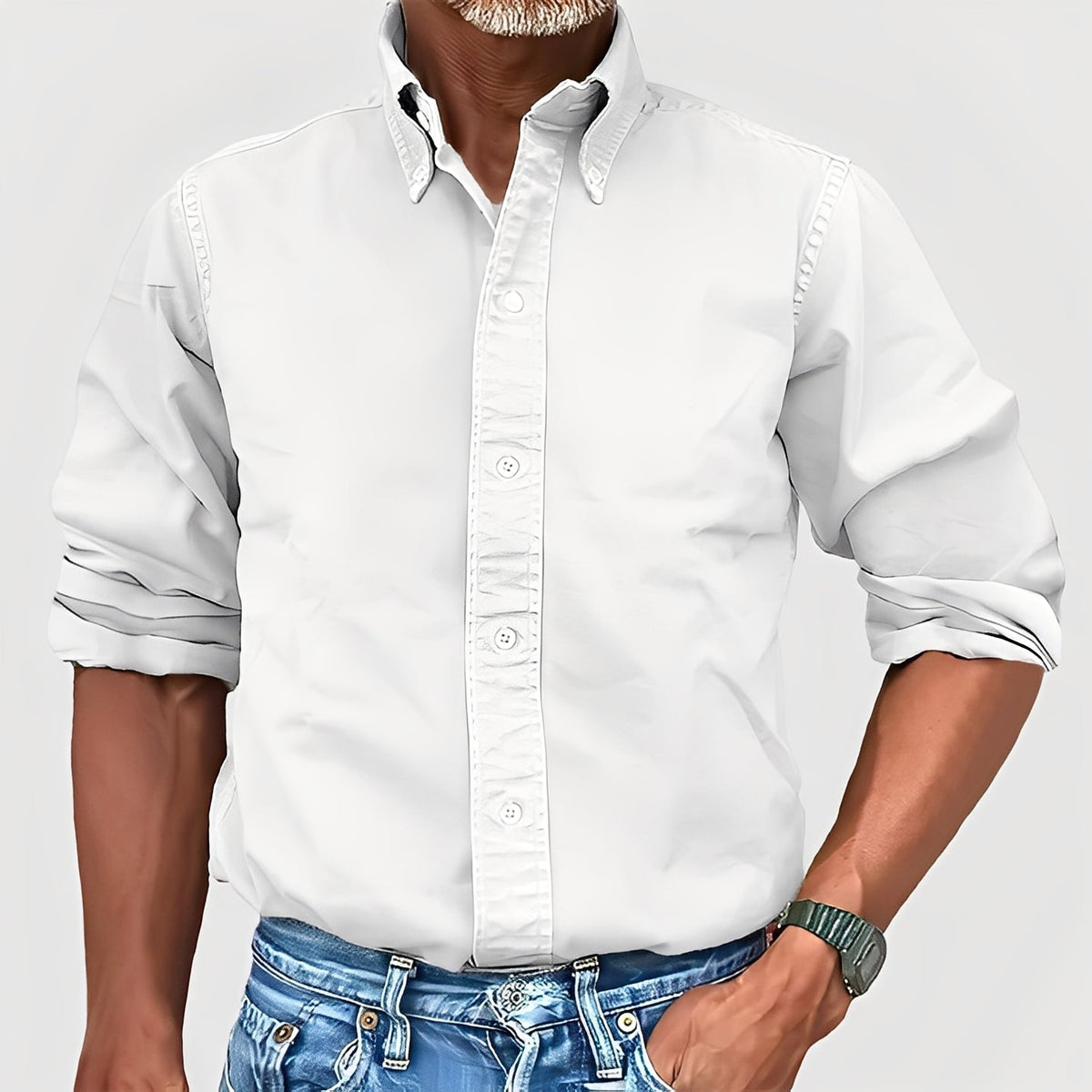Micheal - Camiseta de manga larga cómoda