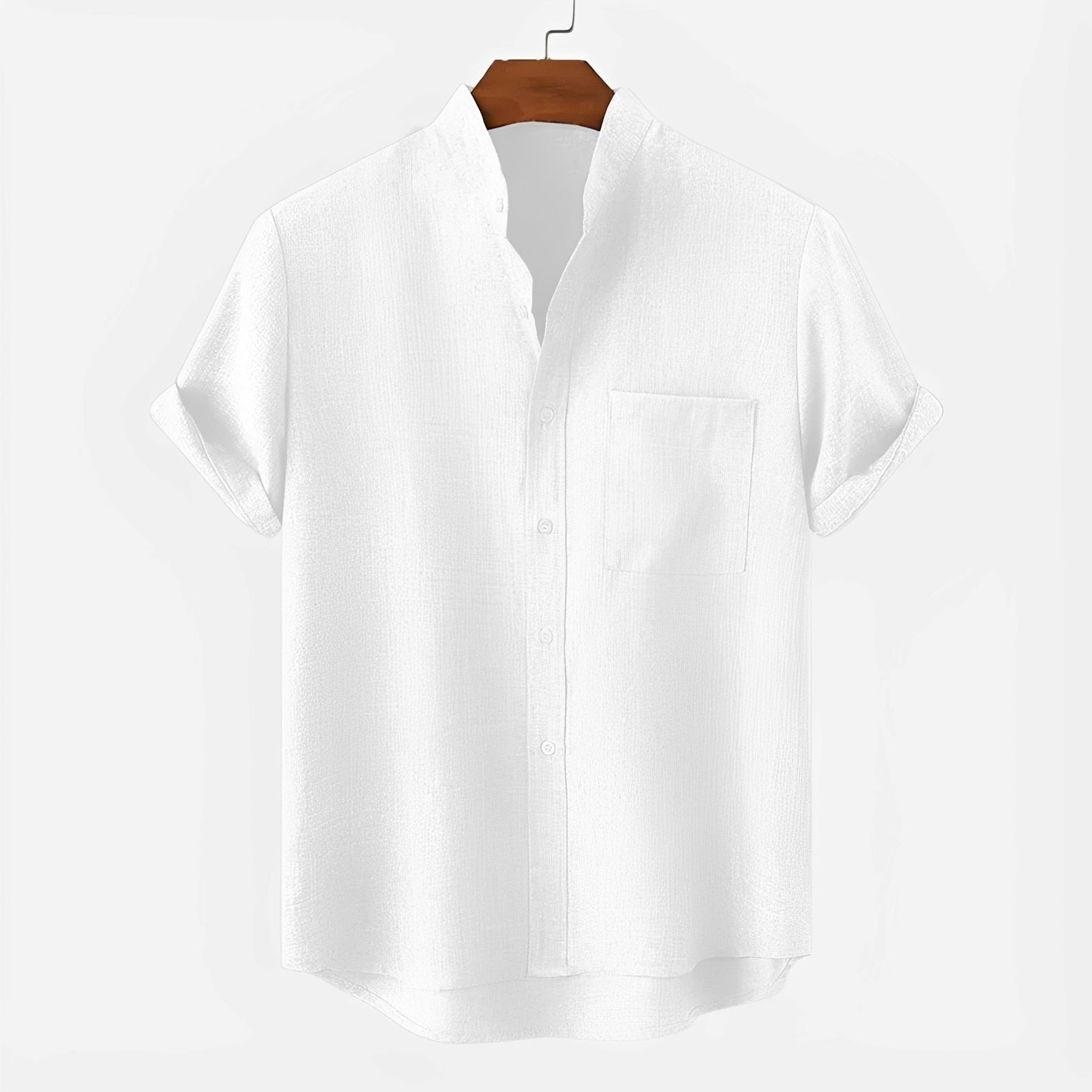 Garrett - Camisa Cómoda de Manga Corta
