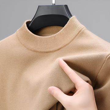 Davis – Elegante suéter de hombre con acabado inferior