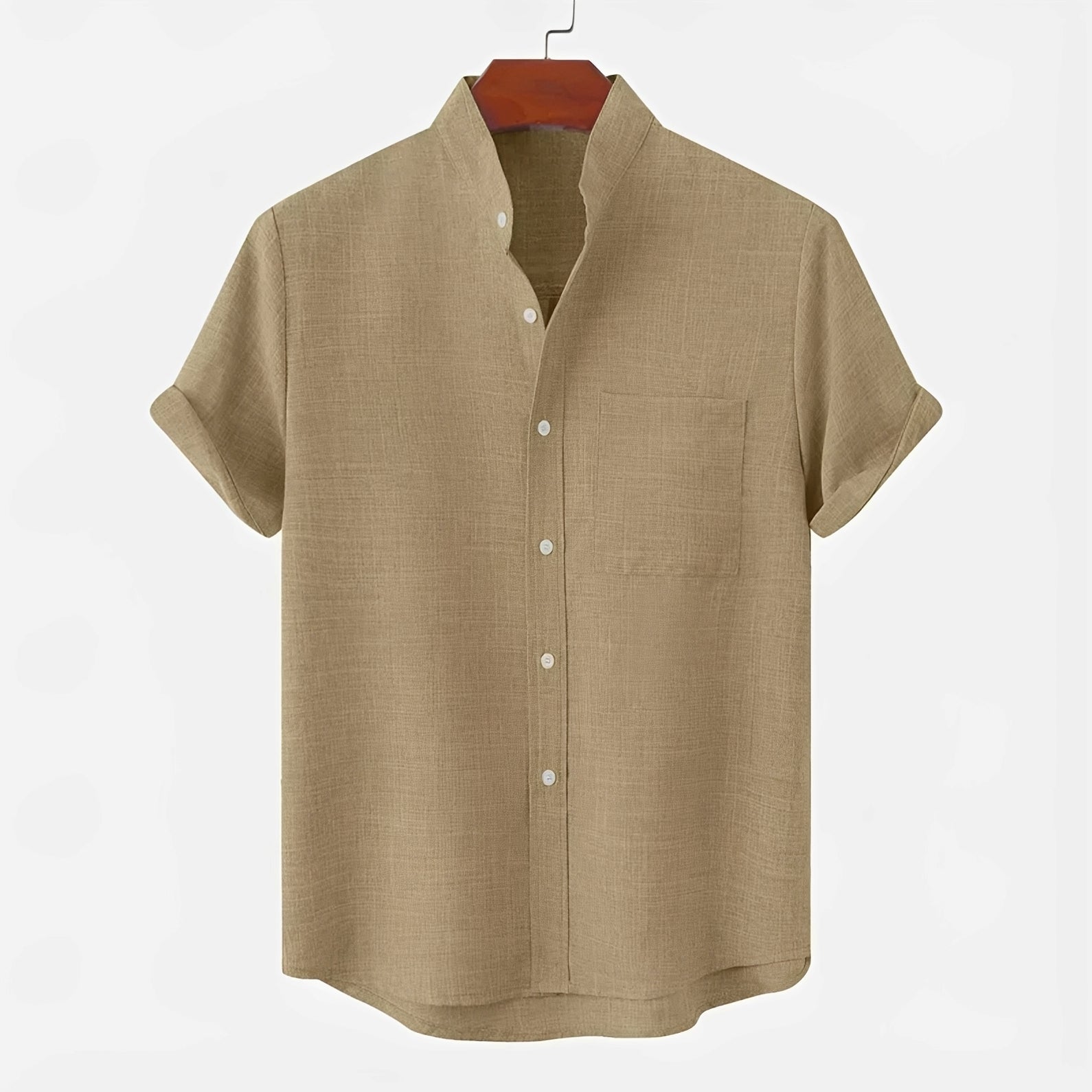 Garrett - Camisa Cómoda de Manga Corta