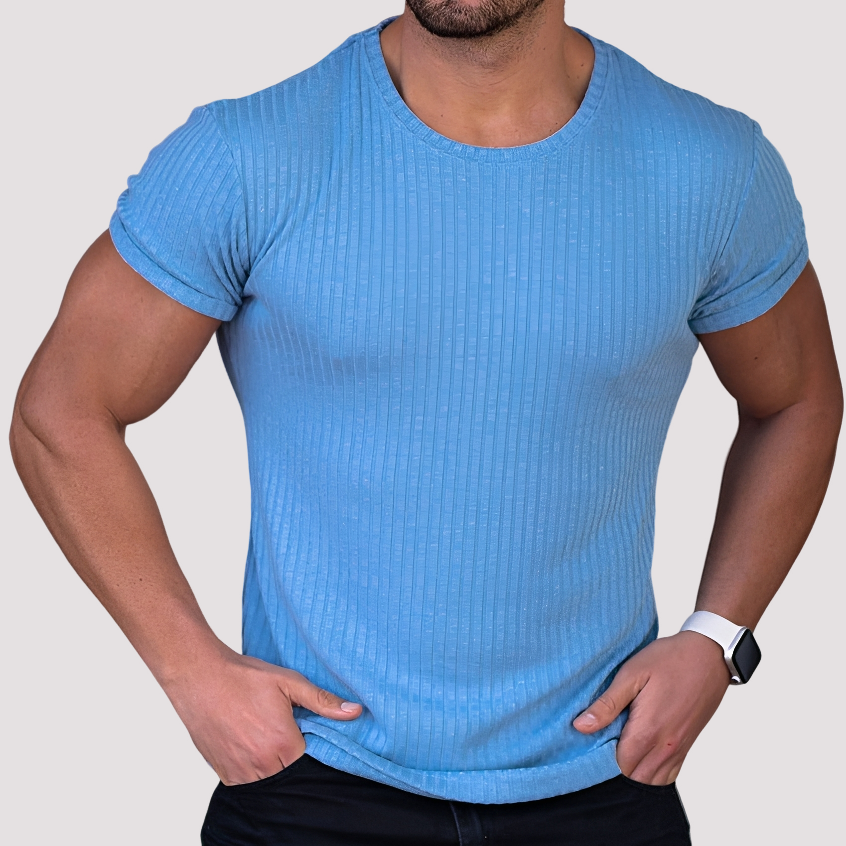 Jack - Camisetas Elásticas de Ajuste Delgado
