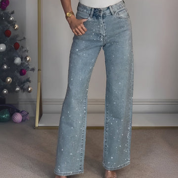 Sandra - Pantalones elegantes de pierna ancha