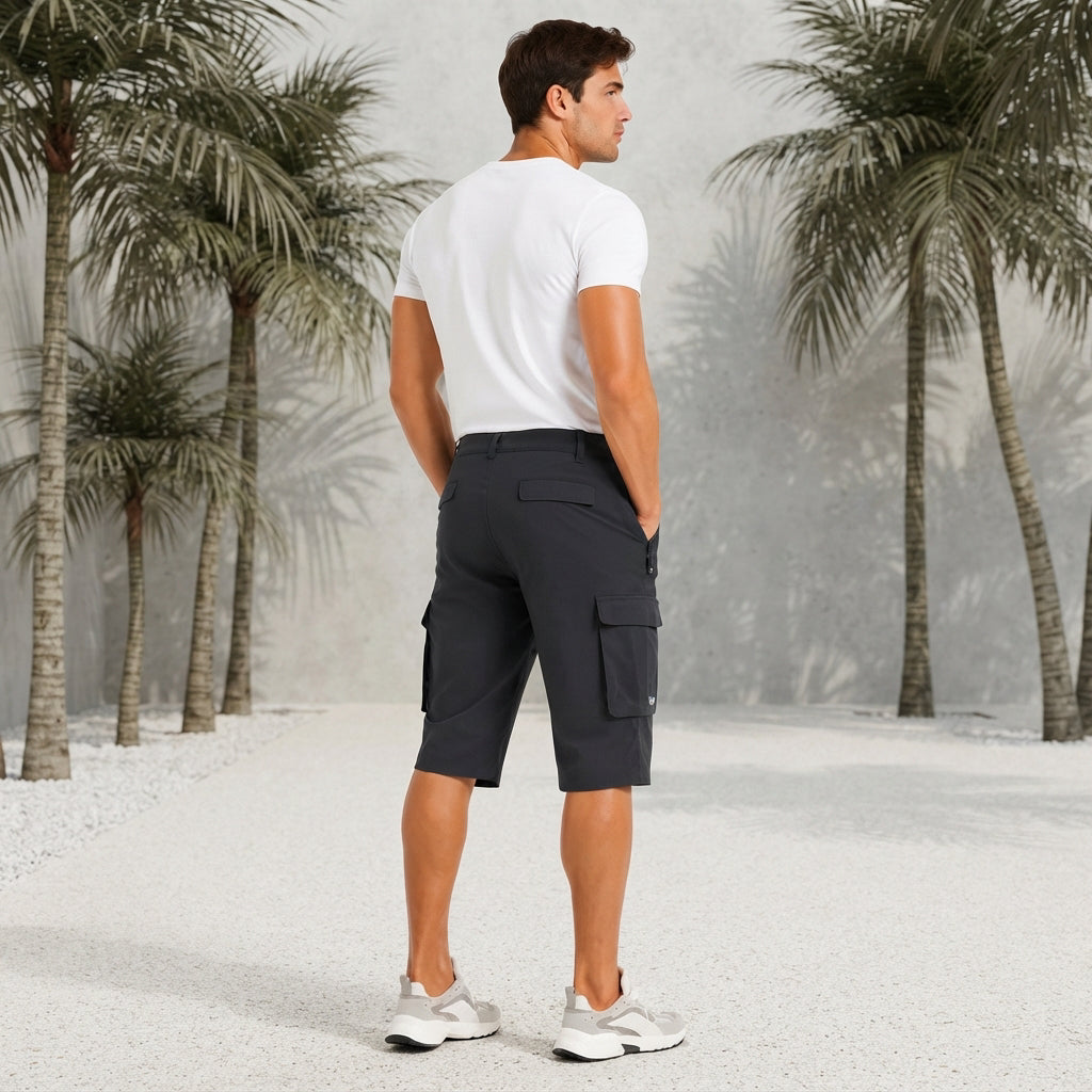 Cedrik - Shorts Cargo Elásticos