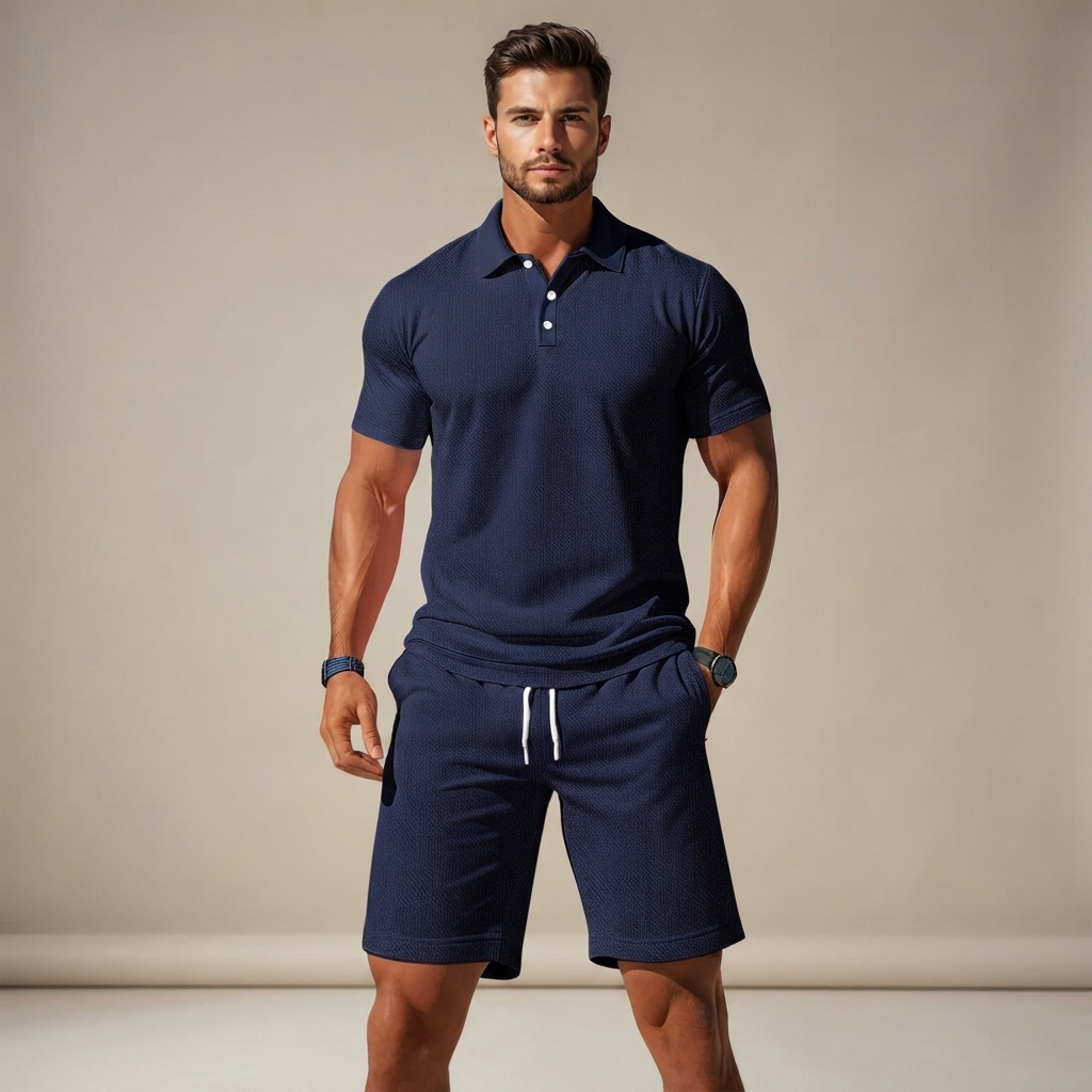Ollie - Conjunto Casual Cómodo y Transpirable de Pantalones Cortos