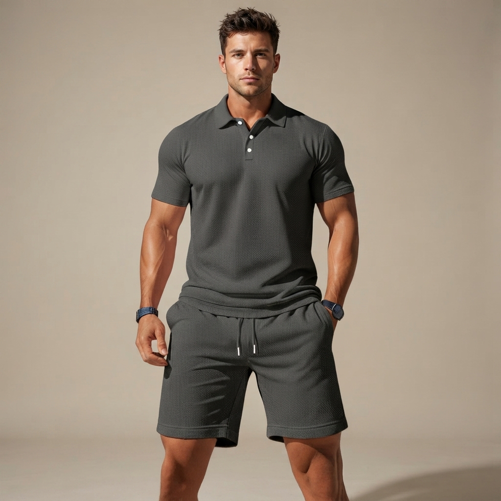 Ollie - Conjunto Casual Cómodo y Transpirable de Pantalones Cortos