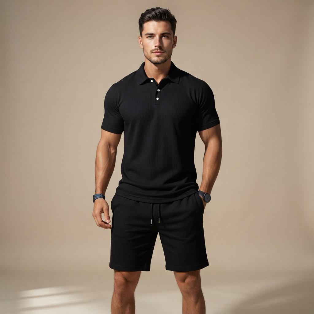 Ollie - Conjunto Casual Cómodo y Transpirable de Pantalones Cortos
