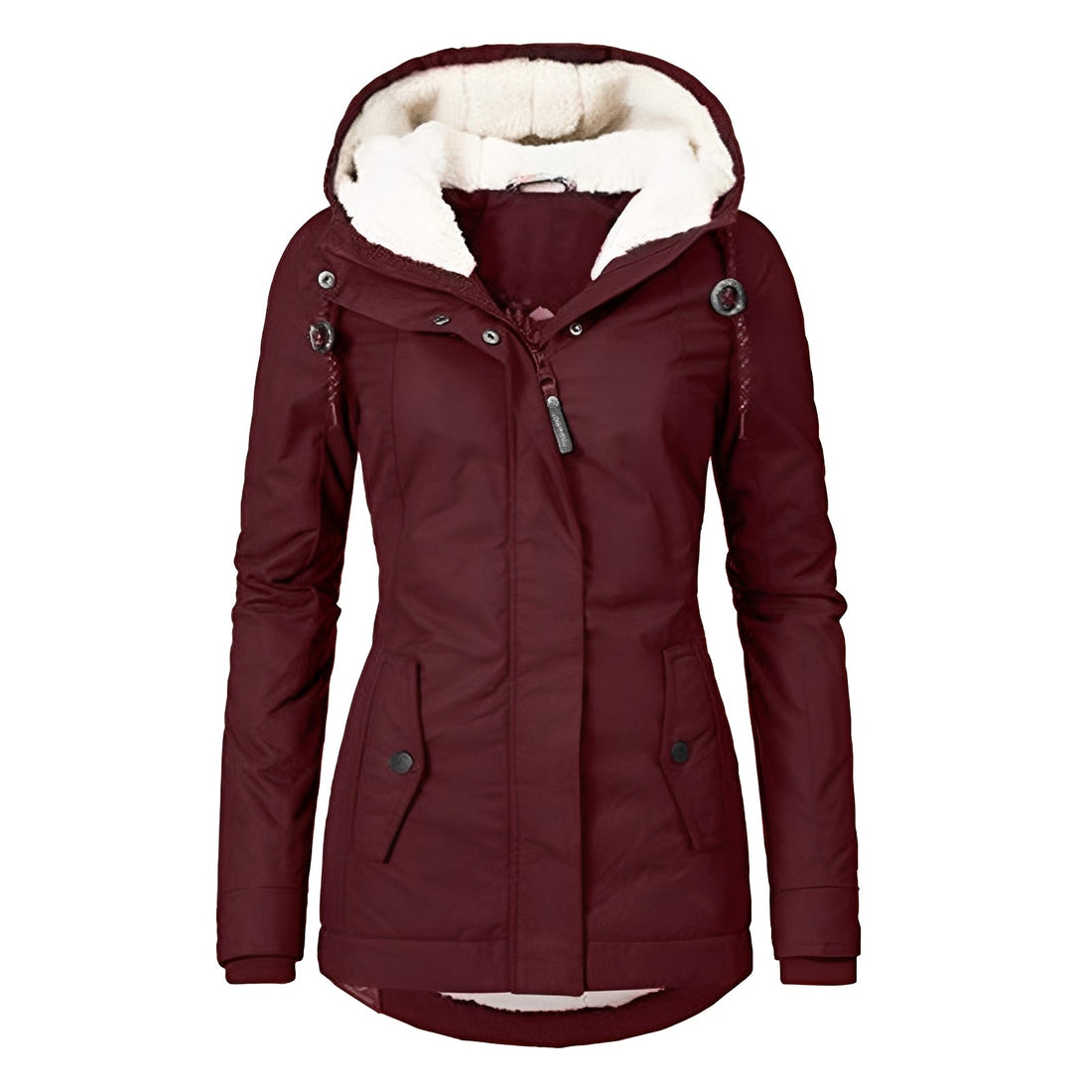 Earleen - Chaqueta cómoda y cálida con capucha