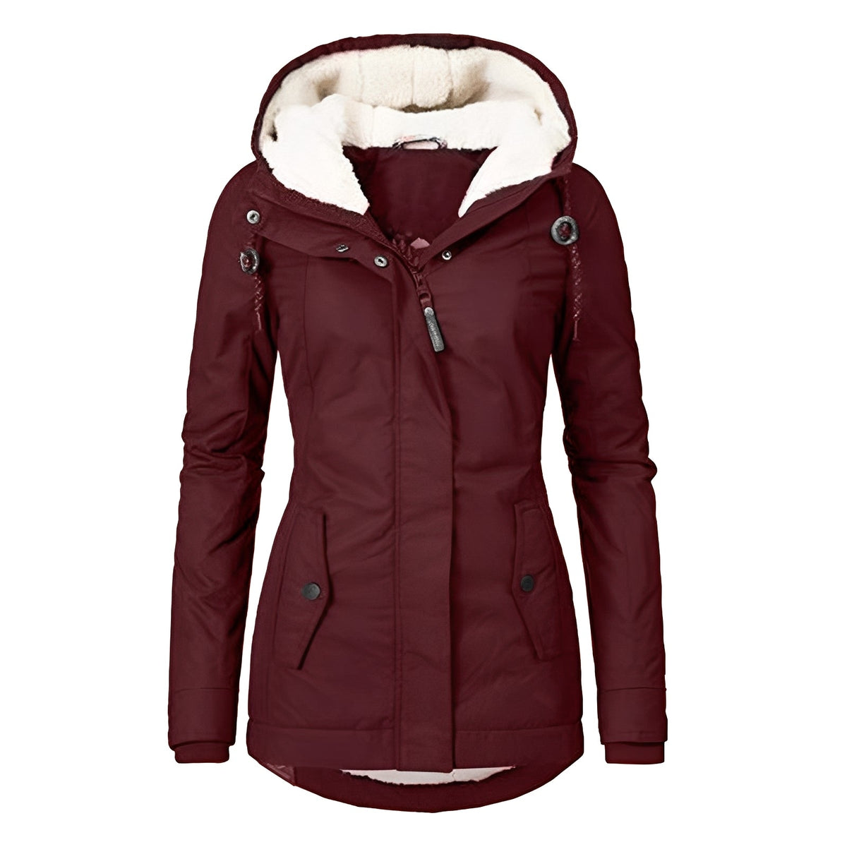 Earleen - Chaqueta cómoda y cálida con capucha