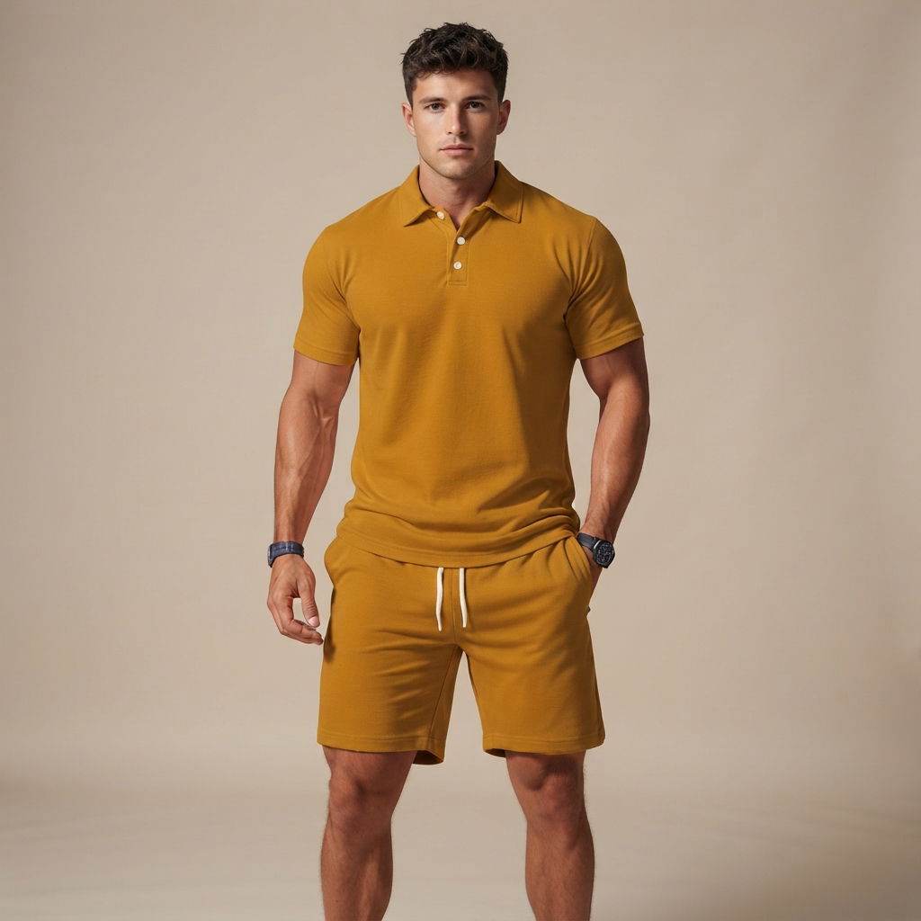 Ollie - Conjunto Casual Cómodo y Transpirable de Pantalones Cortos