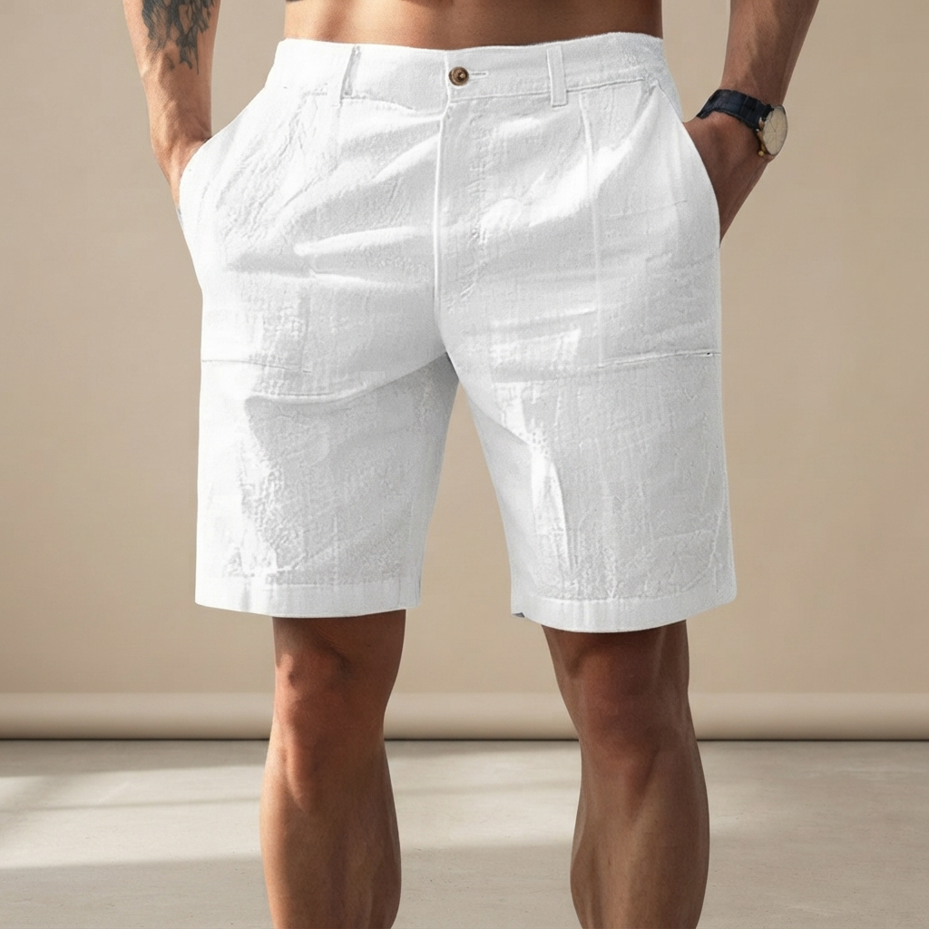 Mike - Pantalones Cortos Rectos Casuales